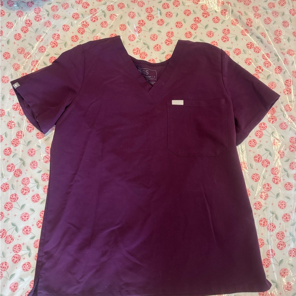 Women's Purple Figs Scrub Set